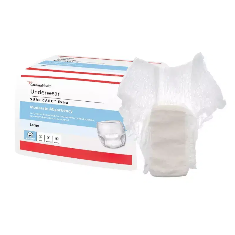 Cardinal Health Sure Care Incontinence Underwear, Moderate Absorbency