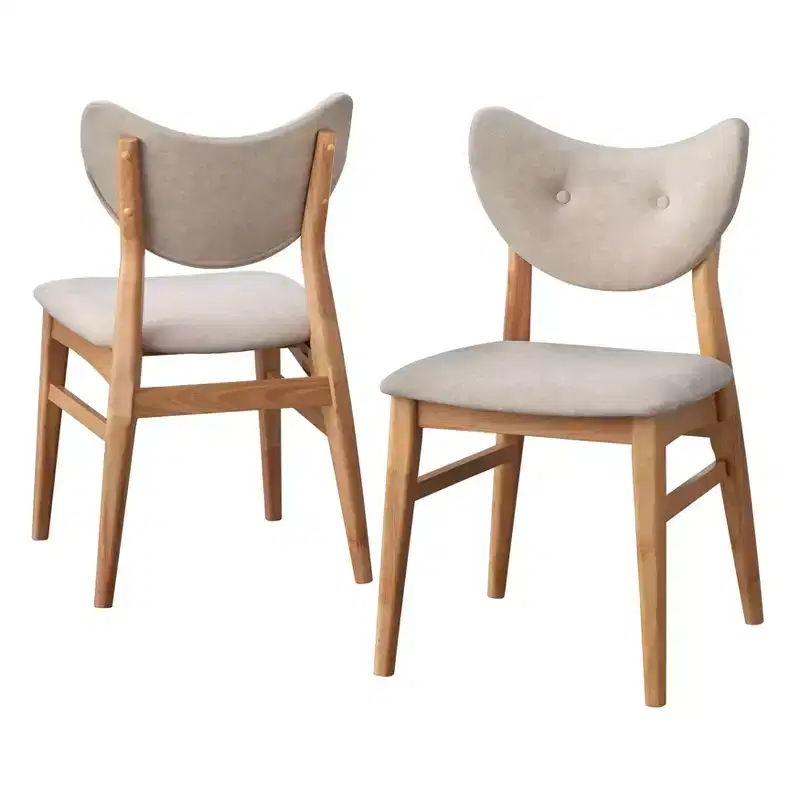 2pk Raylen Mid Century Modern Dining Chairs