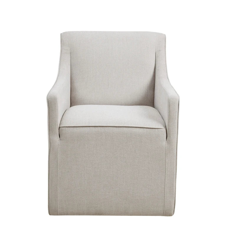 Dining Arm Chair with Casters