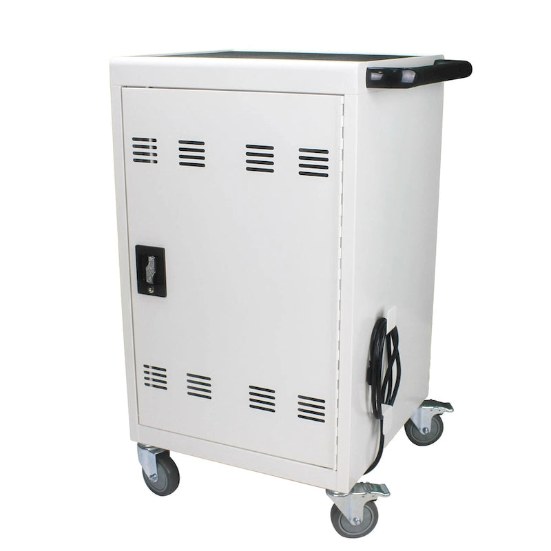 Mobile Charging Cart and Cabinet for Tablets and Laptops 31-Device Capacity