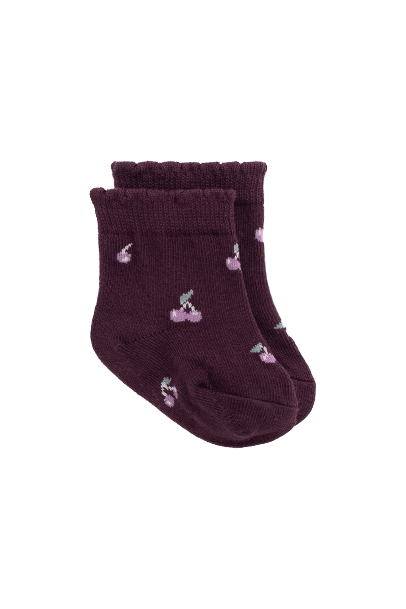 Solid Cotton-Polyester-Elastane Sock with Soft Breathable Blend for Baby & Kids Daily Wear (Newborn�C10Y)