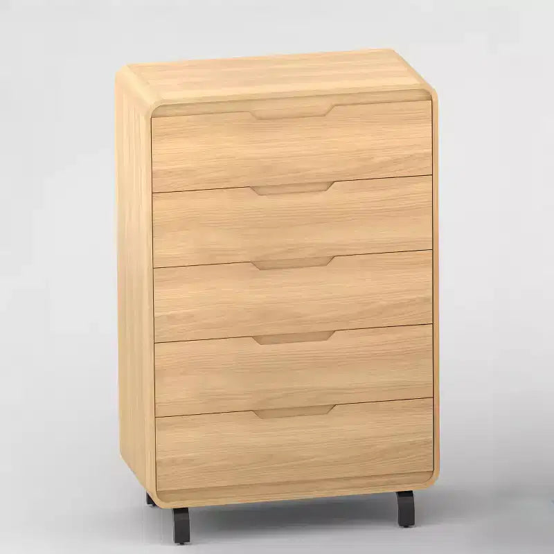 5-Drawer Wooden Dresser with Detachable Legs – 49
