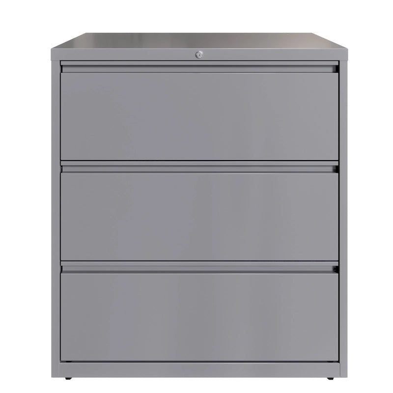 36-inch wide three-drawer chest of drawers, classic blue