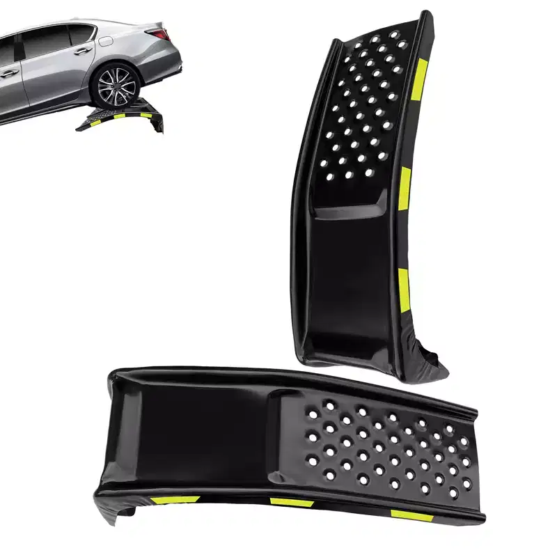 COZONY 2Pack Heavy Duty Car Ramps, 8000 lb Capacity with Reflective Stickers, 8Inch Lift Height for Trucks SUV Sedan