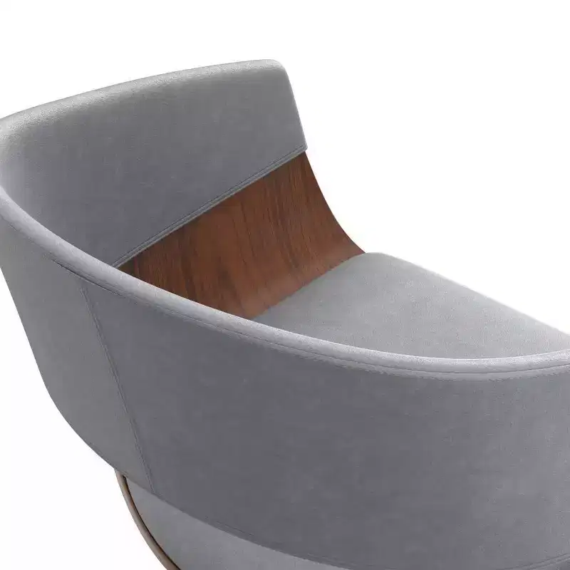 Calinda Adjustable Swivel Barstool Stone Gray - WyndenHall