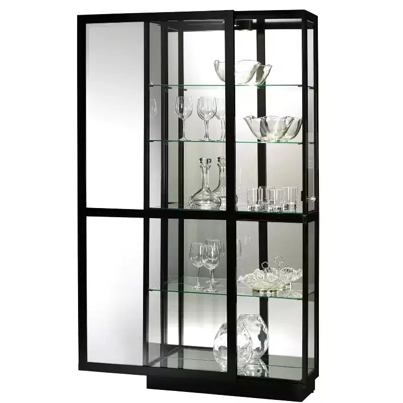 Howard Miller 680572 Jayden Iii Curio Cabinet 680572 Gloss Black