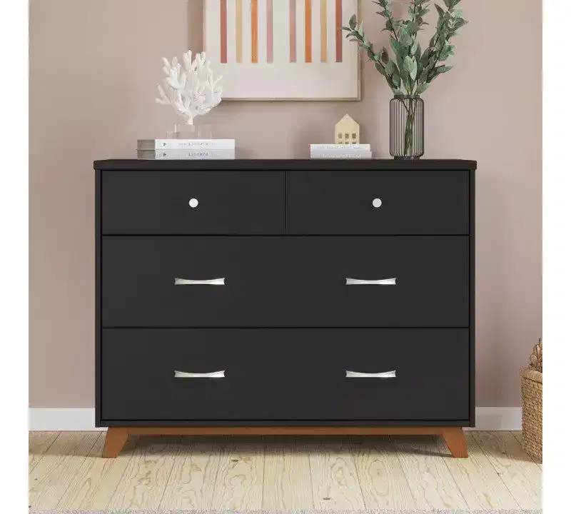 Child Craft SOHO Crib, 3-Drawer Dresser, Chest, Nightstand, 4-Piece Nursery Set