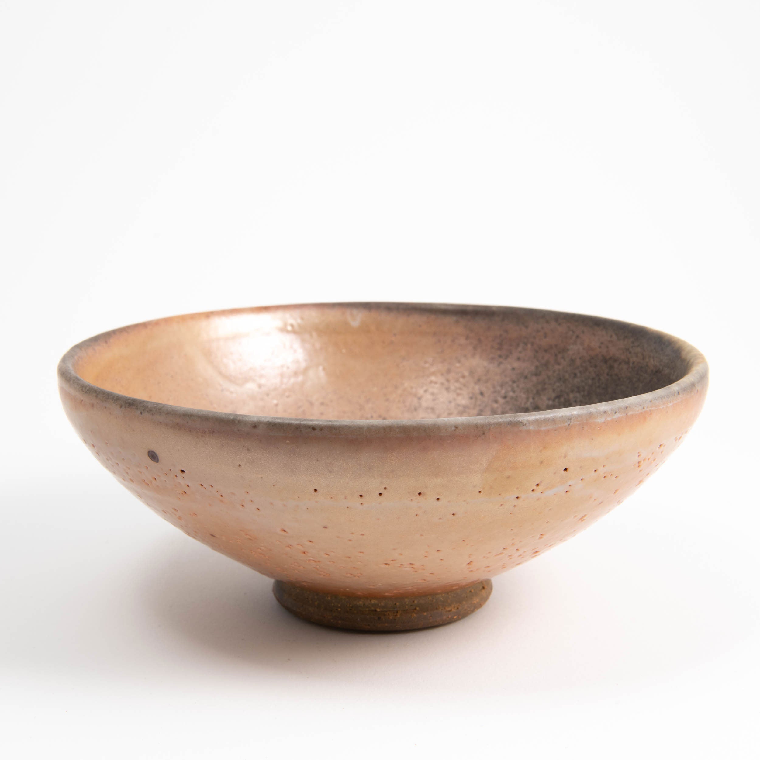 Shino Ash Footed Bowl