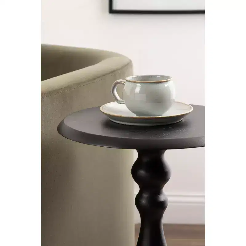 Kate and Laurel Tourneaux Wood Side Table