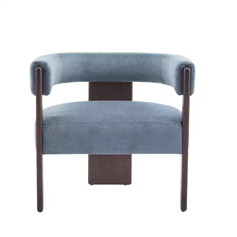 Christopher Knight Home Noah Modern Rubberwood Upholstered Accent Arm Chair