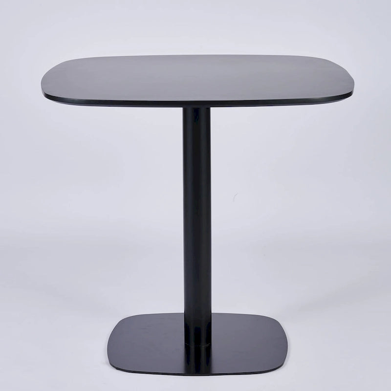32 in. Square Tulip Dining Table, Matte White