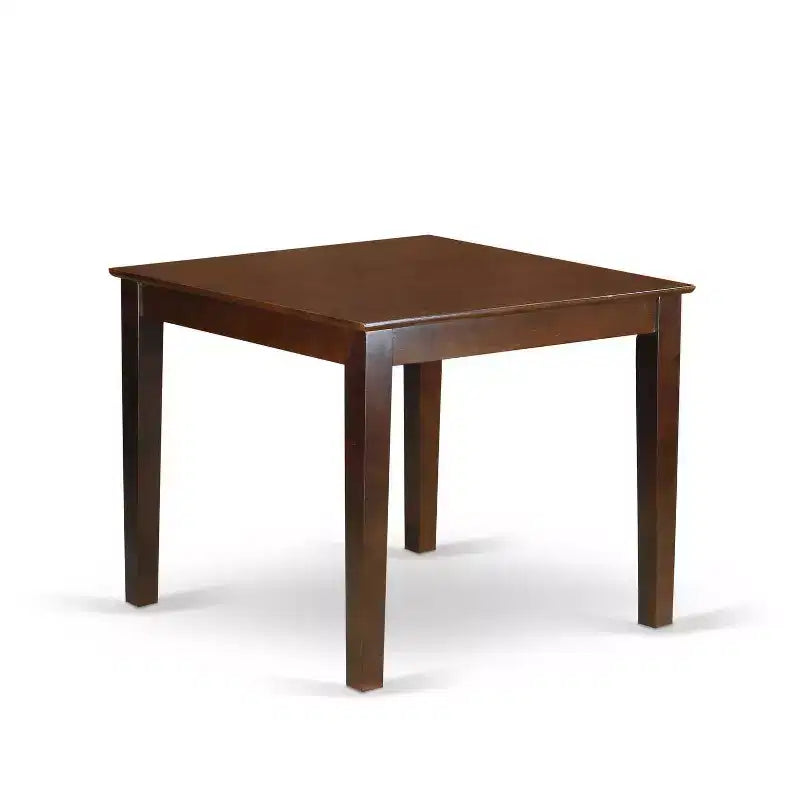 Modern Dining Set 5 Piece - Mid Century Table & Chairs - 36x36 Inch Wood Dining Room Furniture