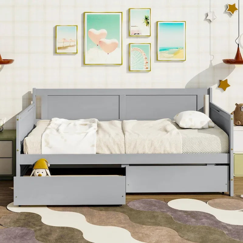 Twin Daybed with Storage Drawers