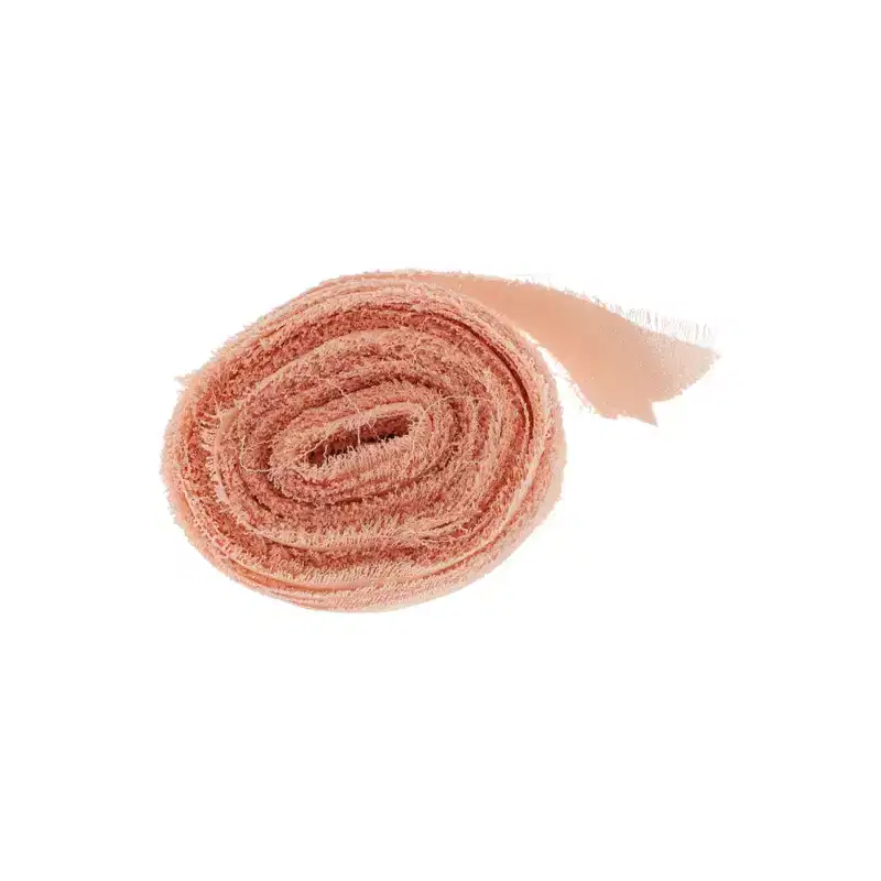 Unique Bargains Ribbon Tear-Away Frayed Edge Polyester 157.48x1.57 1 Pc