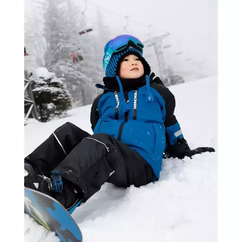 Deux par Deux Boy Two-Piece Teknik Snowsuit Royal Blue