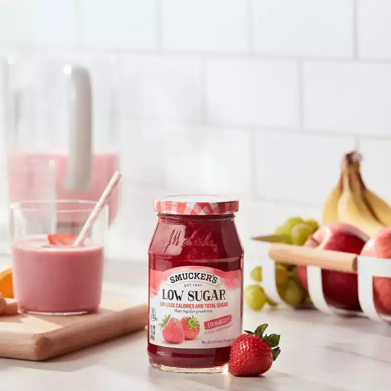 Smucker's Low Sugar Strawberry Preserves - 15.5oz