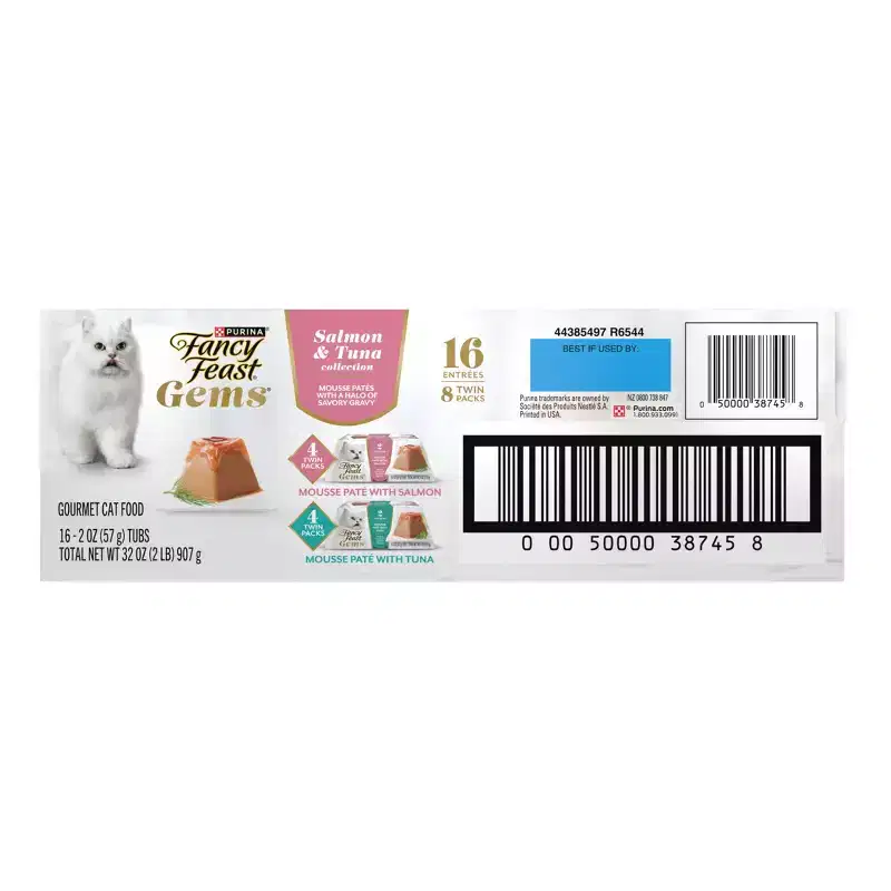 Fancy Feast Gems Tuna and Salmon Flavor Wet Cat Food - 2oz/16ct