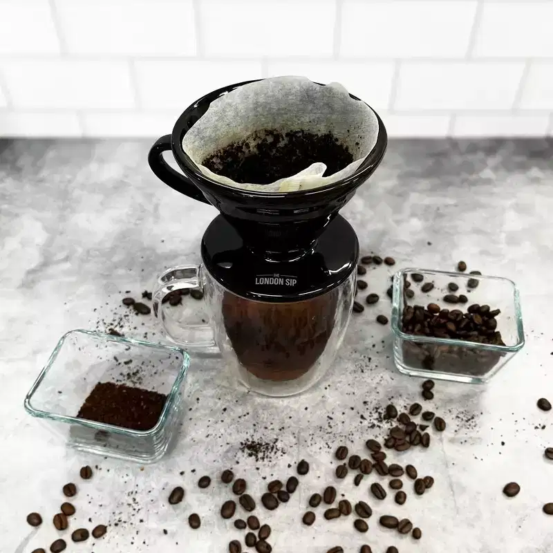 The London Sip Ceramic Coffee Dripper, Black
