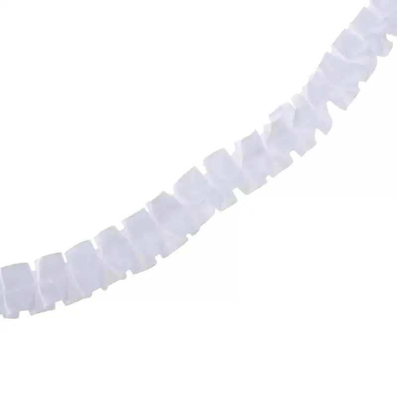 Unique Bargains Ribbon Crinkle with Double Ruffle Hem Polyester 35.83x0.98 1 Pc
