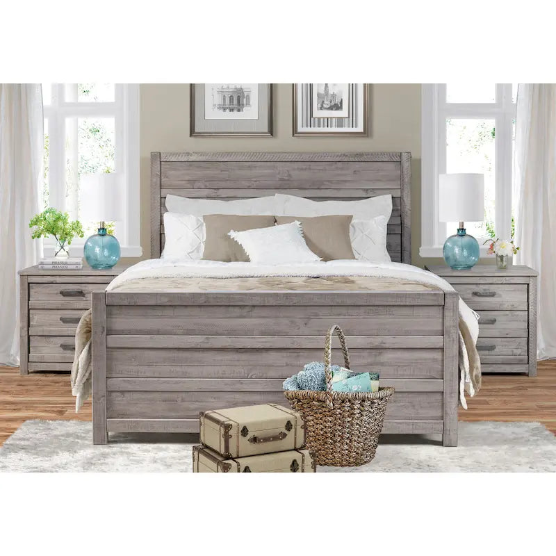 3-Drawer Solid Pine Nightstand
