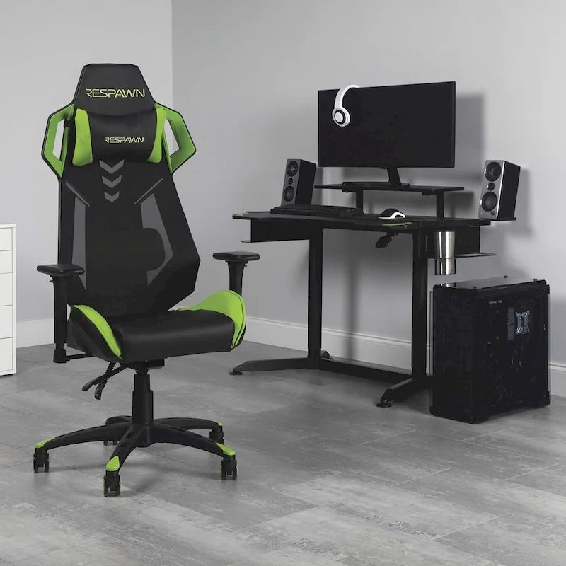 Racing-Style Gaming & Office Chair with 4D Adjustable Armrests | Ergonomic Mesh Back