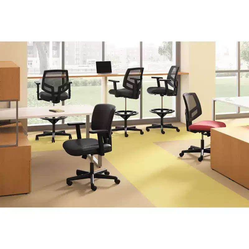HON Volt Task Stool, Black Fabric
