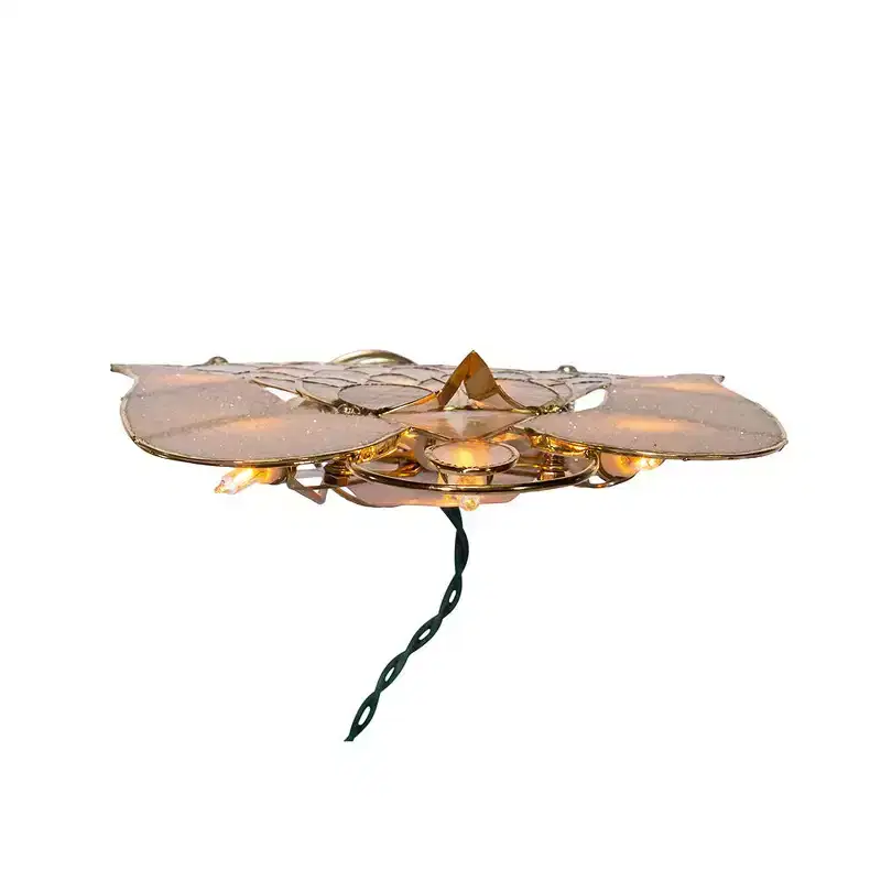 Kurt Adler 9.5 UL 10-Light Capiz Angel Treetop