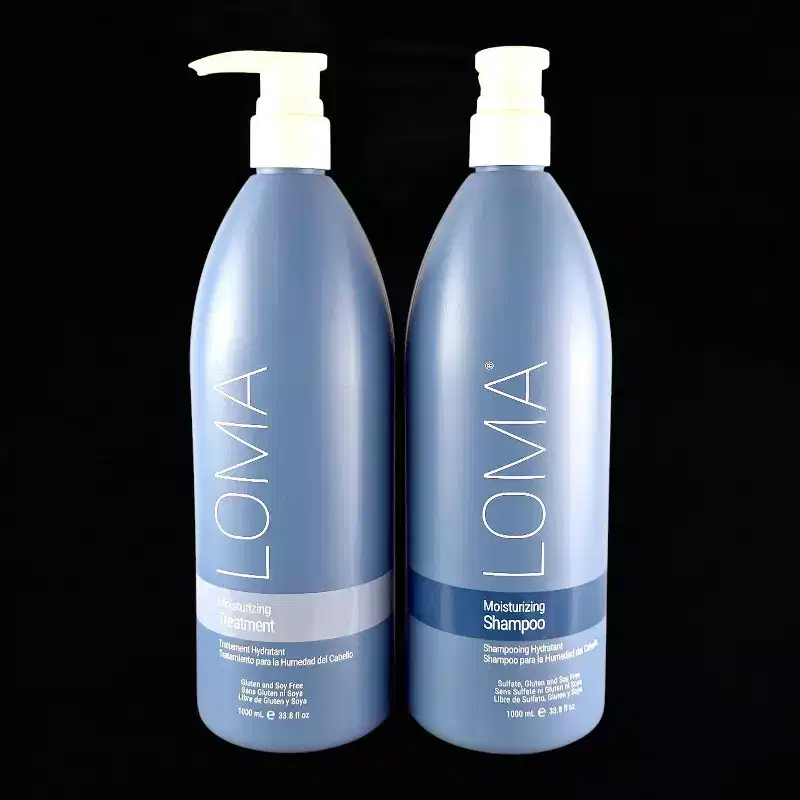 Loma Moisturizing Shampoo (33.8 oz) & Moisturizing Treatment (33.8 oz) - DUO SET KIT - Quench Your Thirst for Silky, Clean Hair