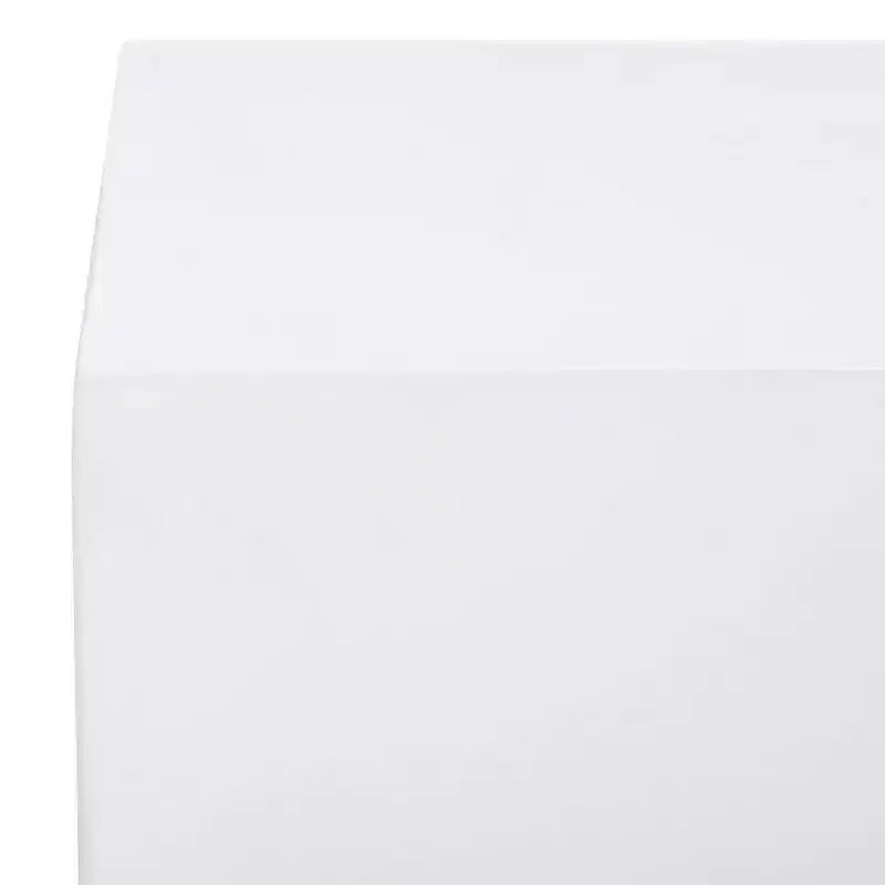 Ezro Faux Concrete Coffee Table - White - Safavieh