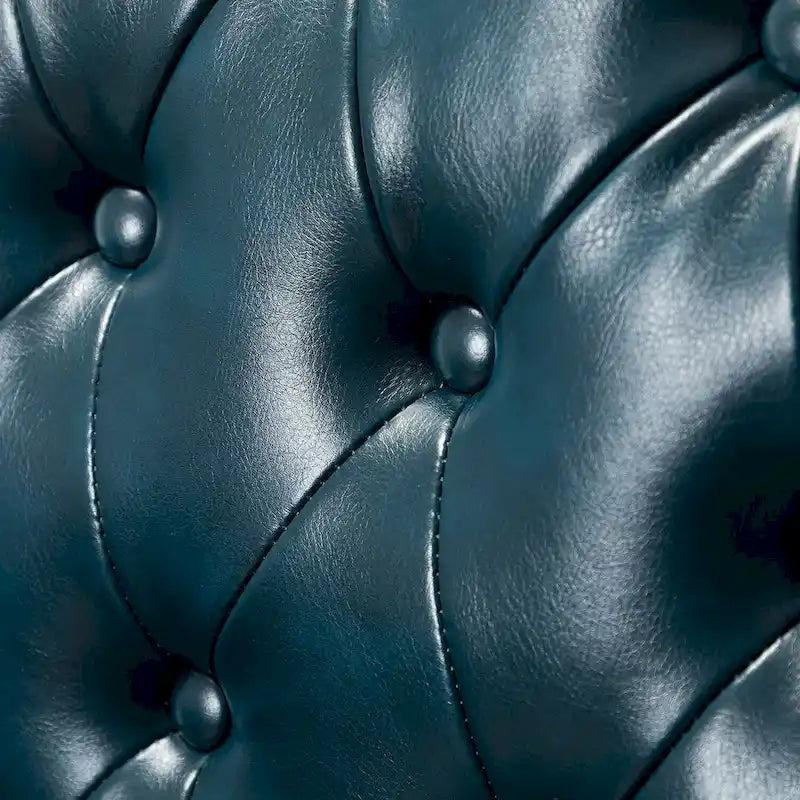 Modern swivel executive chair with tufted backrest