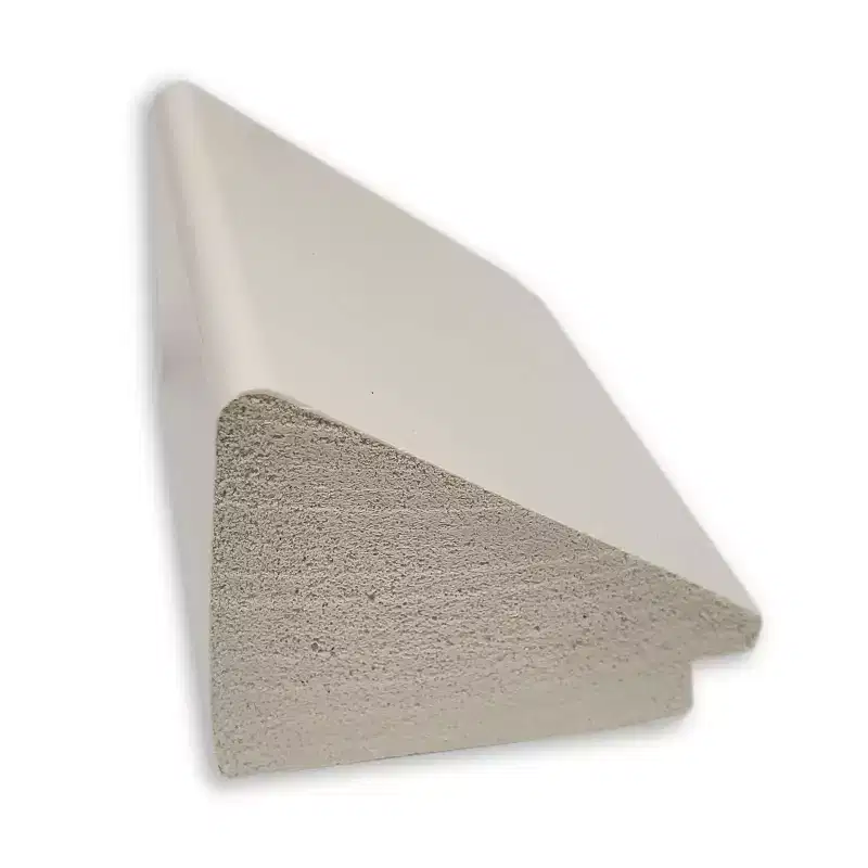 30" x 30" Non-Beveled Wedge White Wall Mirror