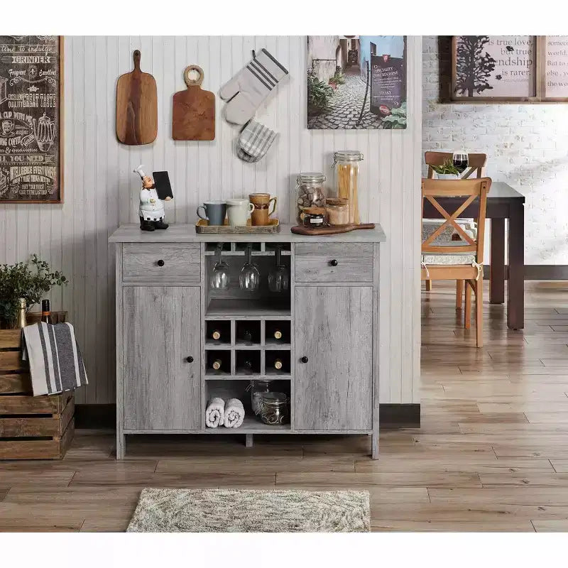 24/7 Shop At Home Ridsley Multi Storage Buffet