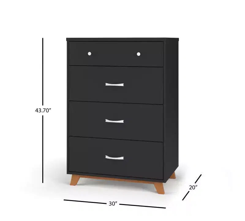 Child Craft SOHO Crib, 3-Drawer Dresser, Chest, Nightstand, 4-Piece Nursery Set