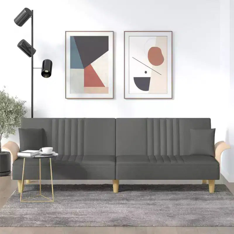 vidaXL Sofa Bed Sleeper Sofa Couch Bed Settee for Living Room Settee Fabric