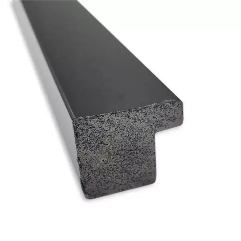40" x 29" Non-Beveled Bathroom Wall Mirror Jet Black - Amanti Art: Rectangle, Polystyrene Frame, Wall Mounted