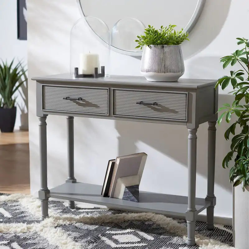 2-Drawer Console Table - 35.5 W x 13 D x 29.5 H