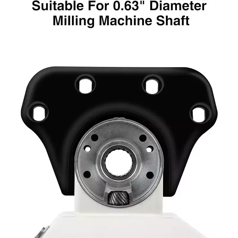 Power Feed for Milling Machine, X-Axis Power Feed 450in-lb Torque 110V  0-200RPM Adjustable for Bridgeport & Similar Knee Type Mills