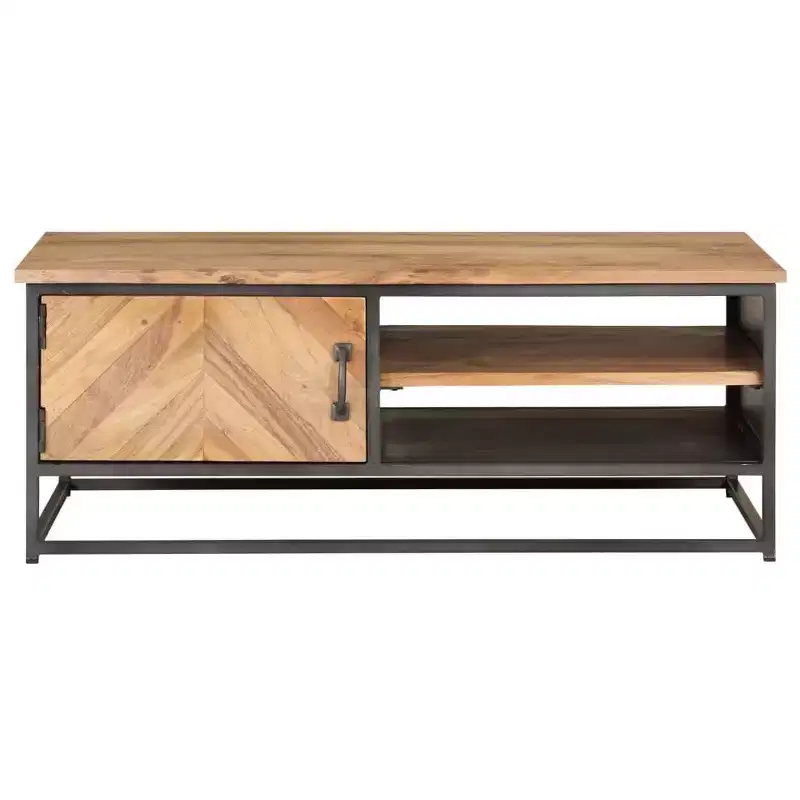 Coffee Table 35.4x19.7x13.8 Solid Acacia Wood