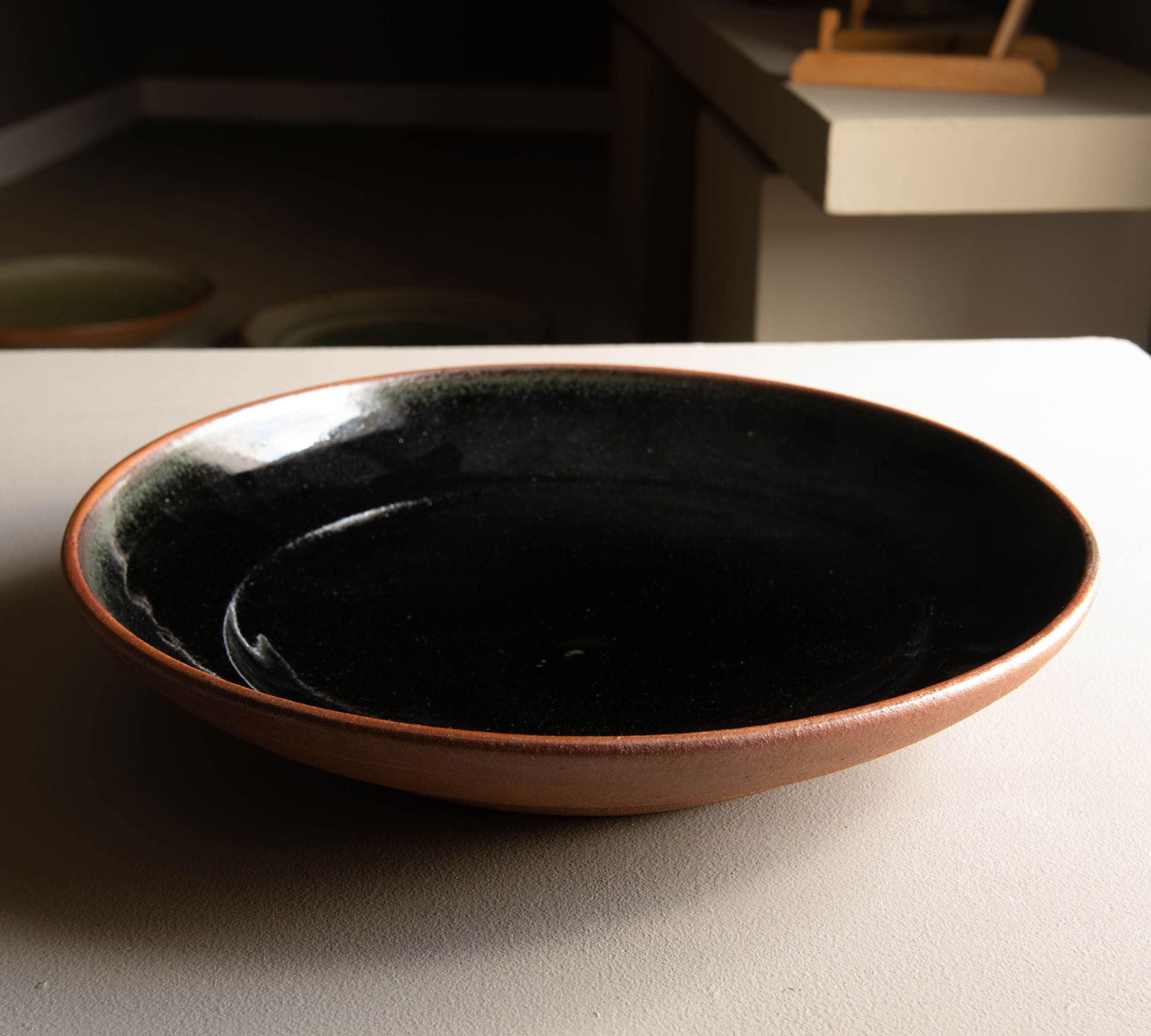 Tenmoku Large Dish
