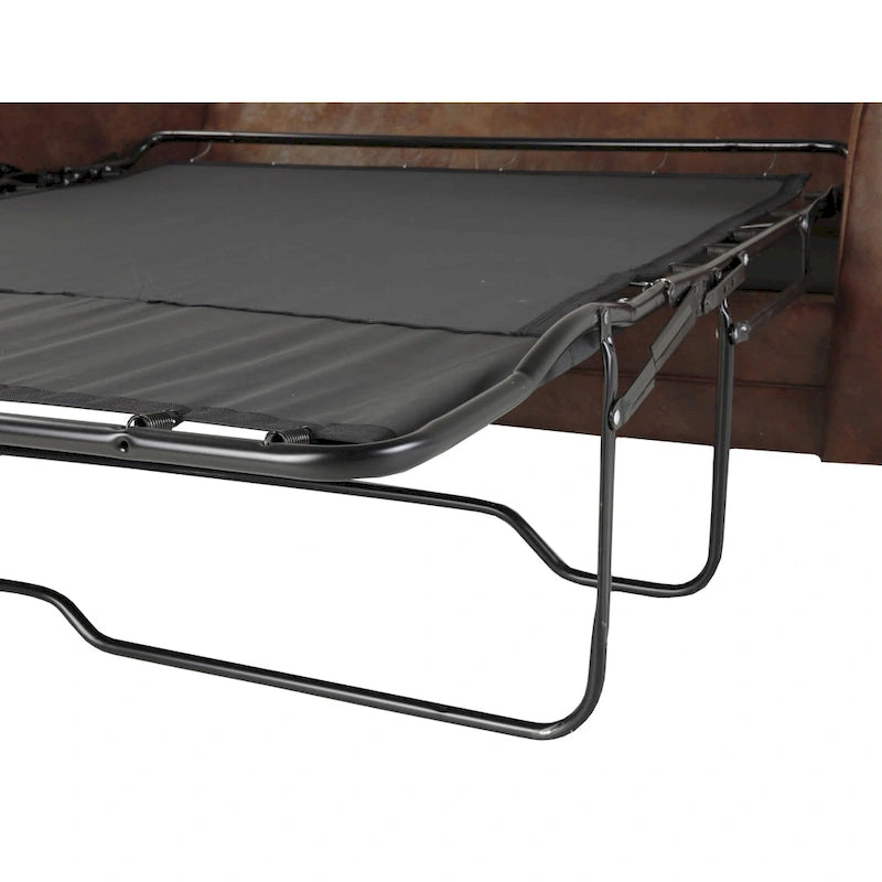 Southwestern Lodge Sleeper Sofa Pull-Out Mattress & Nail-Head Accents