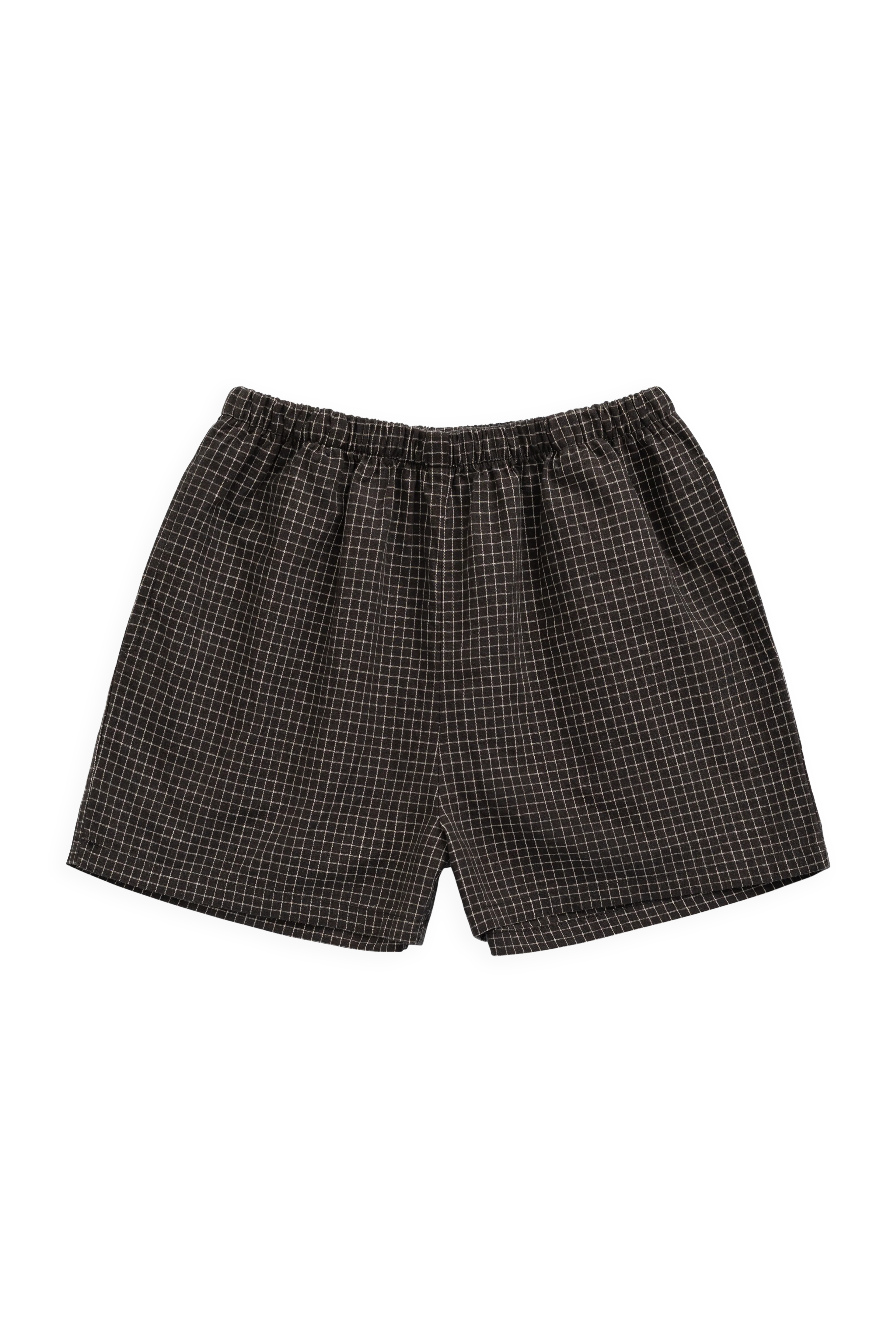 Organic Cotton Short - Basalt Grid