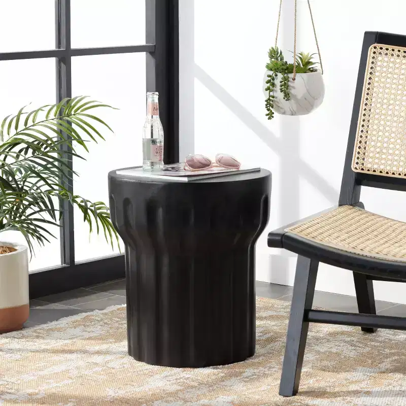 Vesta Accent Stool - Indoor/Outdoor - VNN1009 - Safavieh