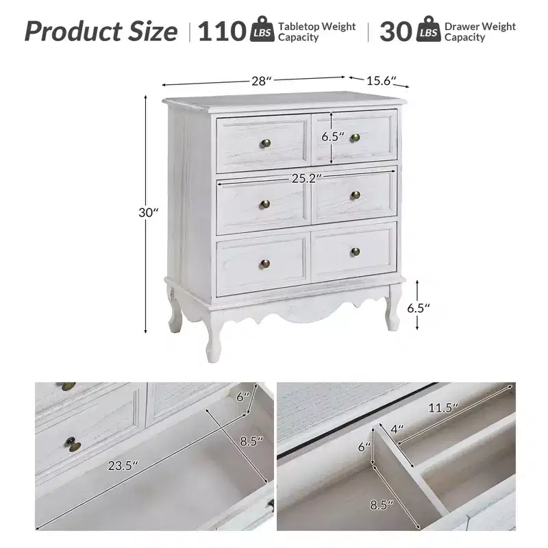 Set of 2 Galatea 32'' Traditional Solid Wood 3 - Drawer Accent Chest with Charging Station | HULALA HOME