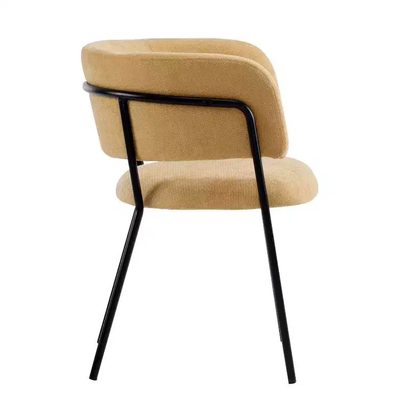 Christopher Knight Home Nest Modern Upholstered Dining Chairs with Metal Frame (Set of 4)