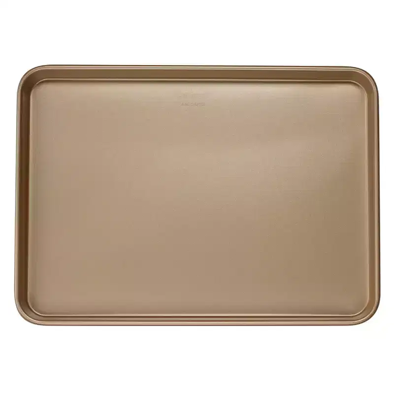 Cuisinart Chef's Classic 17" Non-Stick Champagne Color Baking Sheet - AMB-17BSCH: Carbon Steel, Jelly Roll Pan
