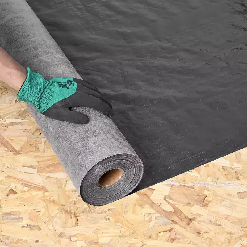 VEVOR House Wrap, 4 x 250 ft, 0.17 mm Thick Vapor Barrier, Heavy Duty Plastic Sheeting for Tear-resistant, Drop Cloth Vapor Barrier Covering, Black