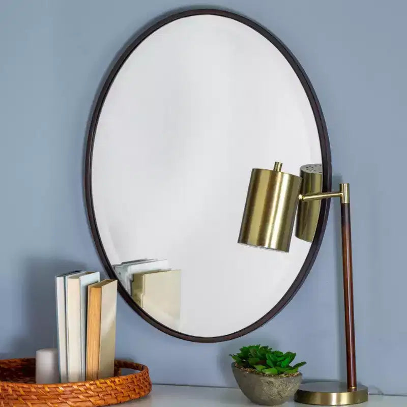 Cooper Classics Seymour 22 x 28 Oval Wall Mirror