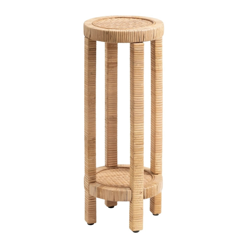Rattan Drink Table - 9x9x22