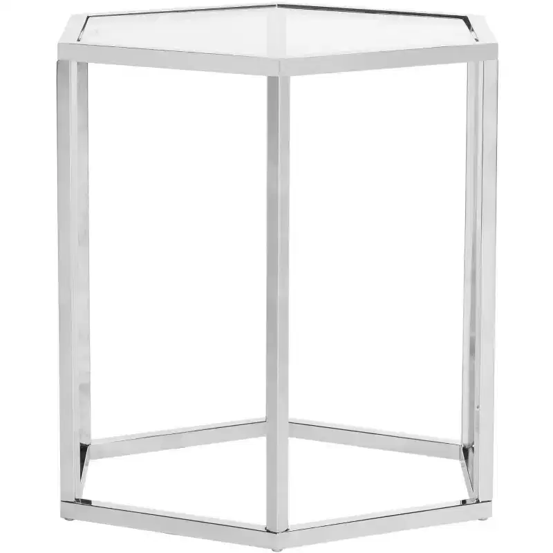 Teagan End Table - MMT6002A - Chrome - Safavieh