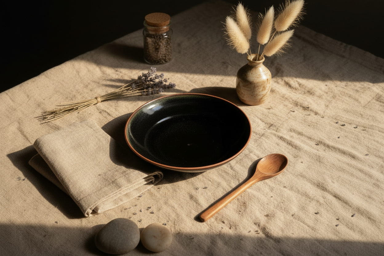 Tenmoku Large Dish